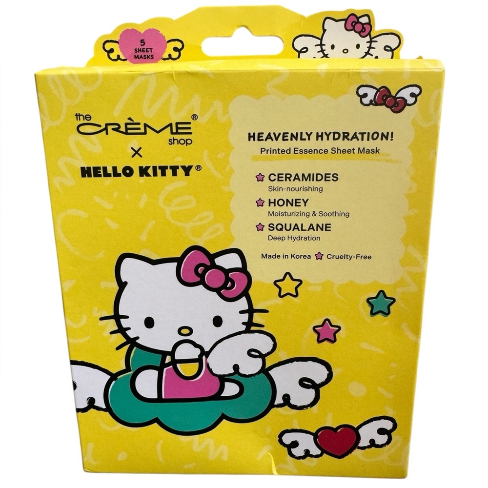 Hello Kitty x The Crème Shop Heavenly Hydration Sheet Masks - Box of 5